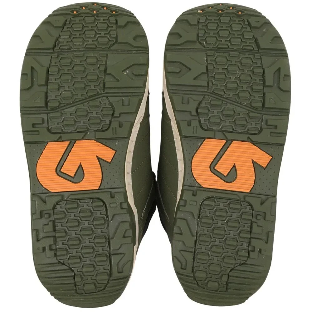 Almost Like New Burton Moto Snowboard Boots! US 9 Euro 42 Army Green Speed Lace